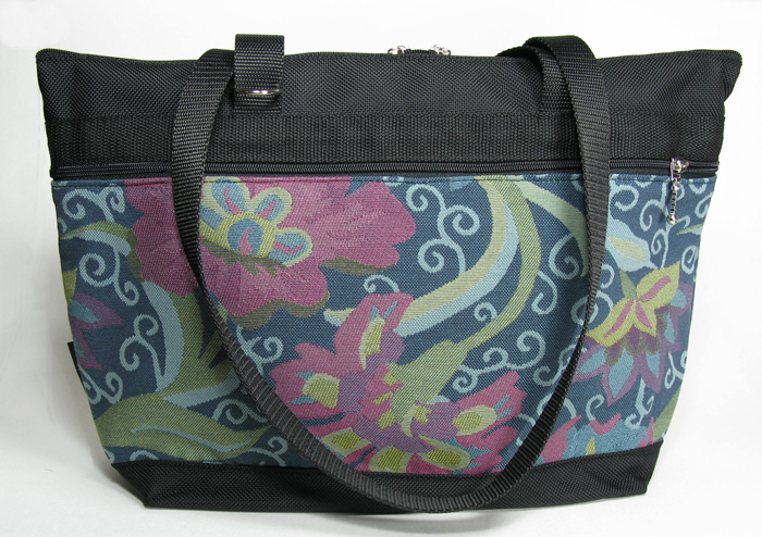 Large French Satchel Tote - Asian Teal